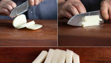 How to cut potatoes into fries
